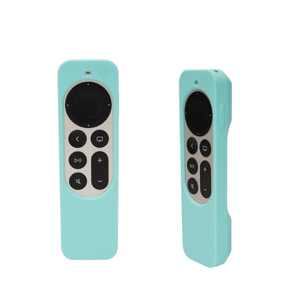 For Apple TV 4K 2021 + AirTag Remote Controller Silicone Case Anti-drop Protective Cover