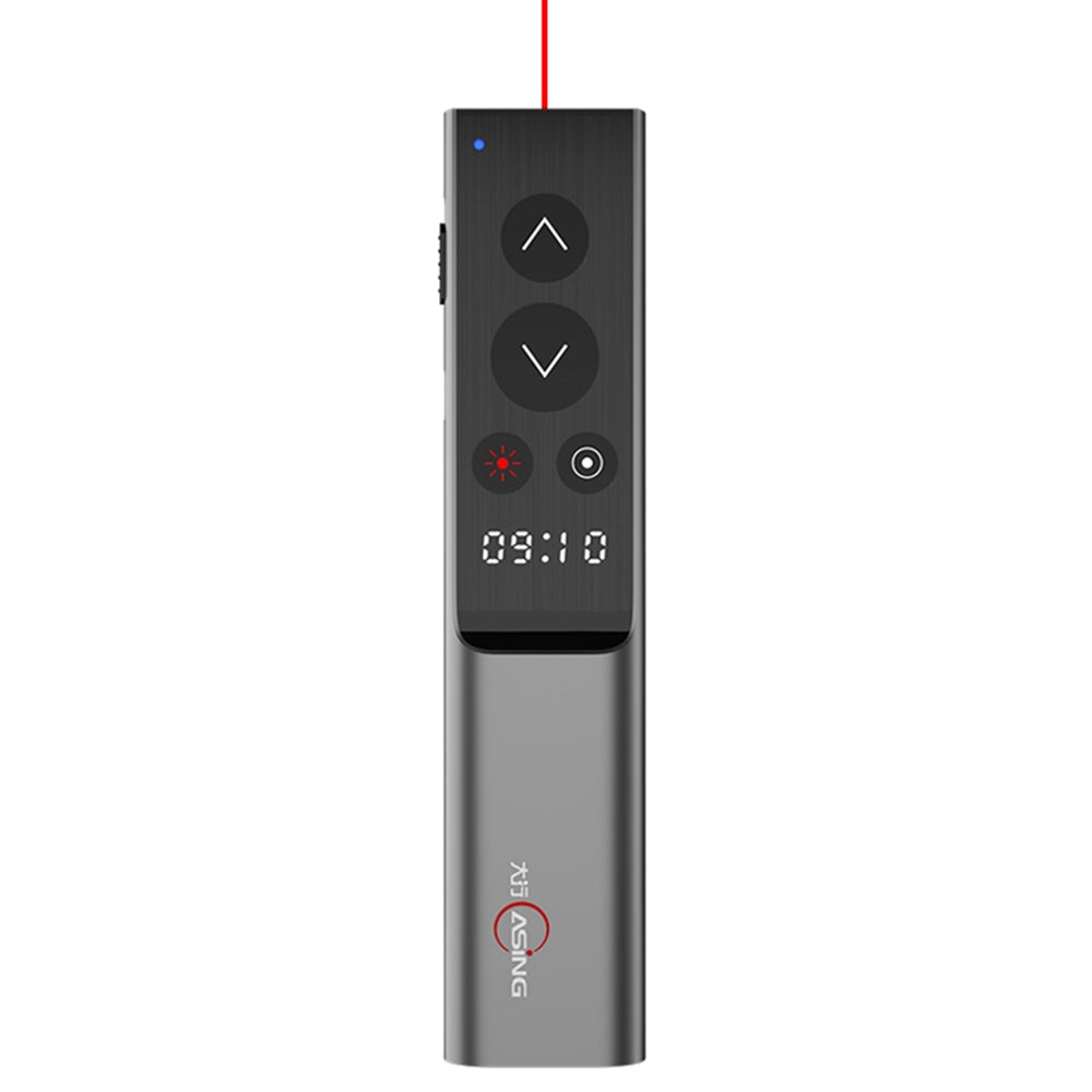 ASING A16 Smart Presentation Clicker for Powerpoint Clicker with LCD Screen Multi-function Presenter Remote Pointer for Computer Projector