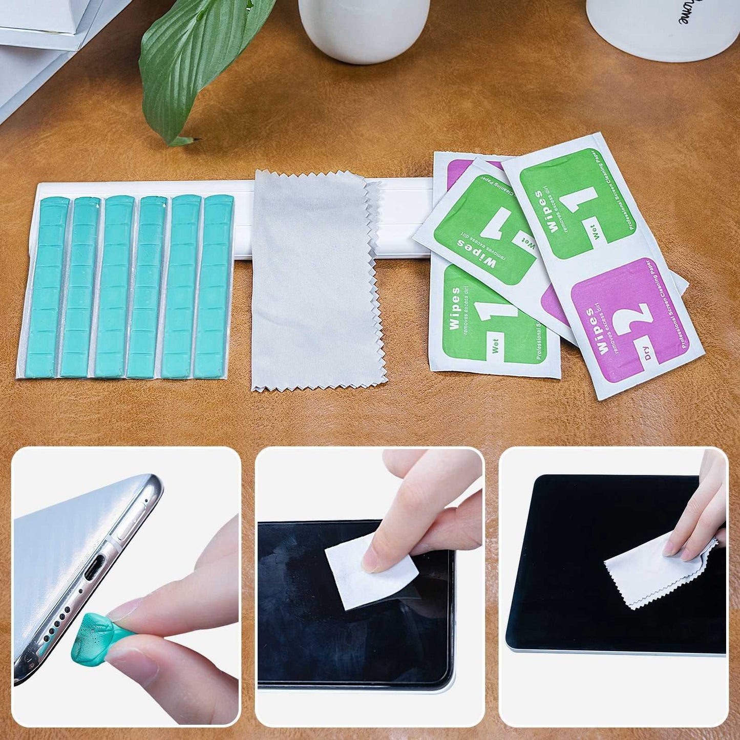 DELIDIGI DD178 Bluetooth Headset Keyboard Cleaning Tools Kit Dust Removal Pen Brush Tweezers Wipe Cloth Set