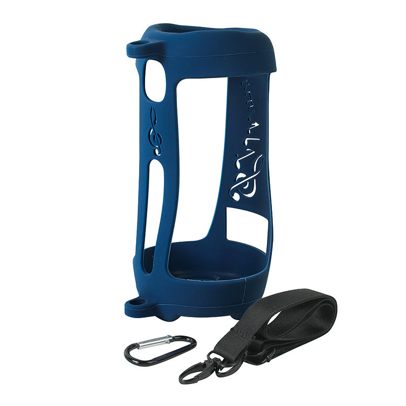 For JBL Pulse5 Soft Silicone Carrying Case Bluetooth Speaker Protective Cover with Shoulder Strap and Carabiner