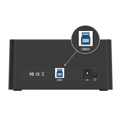 ORICO SuperSpeed USB3.0 SATA Hard Drive Docking Station 1-Bay for 2.5 / 3.5 inch HDD & SSD (6619US3)