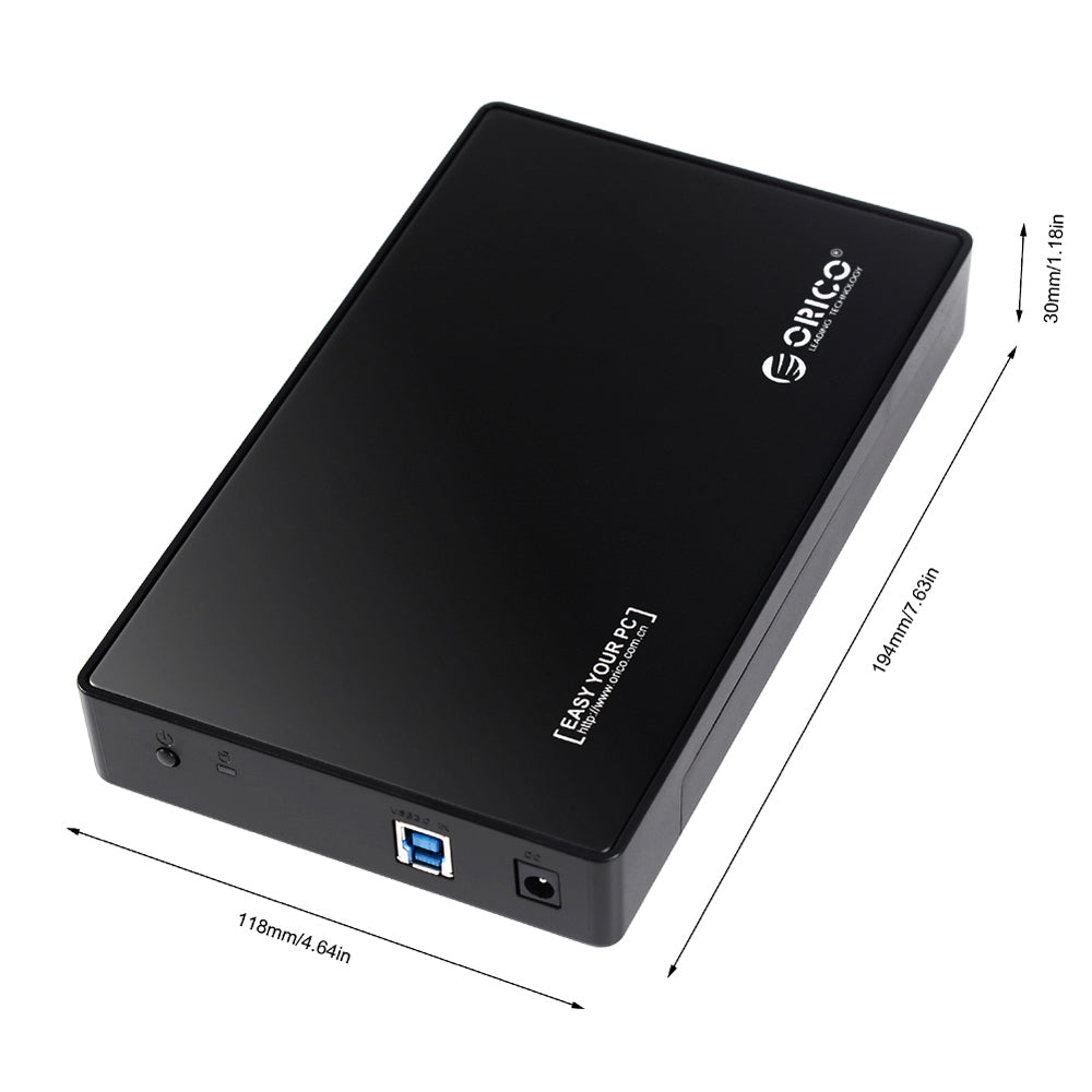 ORICO USB3.0 3.5-inch External Hard Drive HDD Enclosure SATA I / II Interface (3588US3)