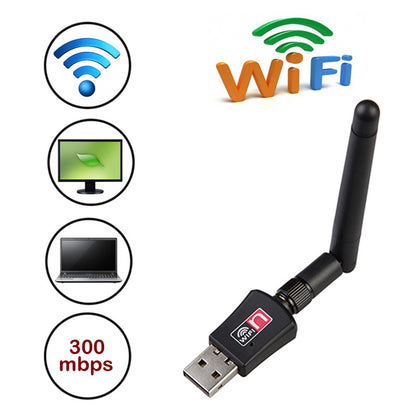 300M USB Wifi Dongle Wireless Network Wifi Adapter Antenna Network Lan Card