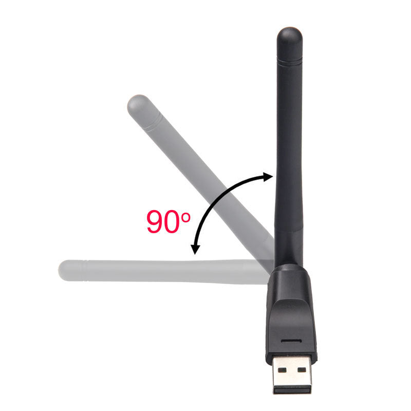 5370 Portable Wireless USB WiFi Adapter with External Antenna