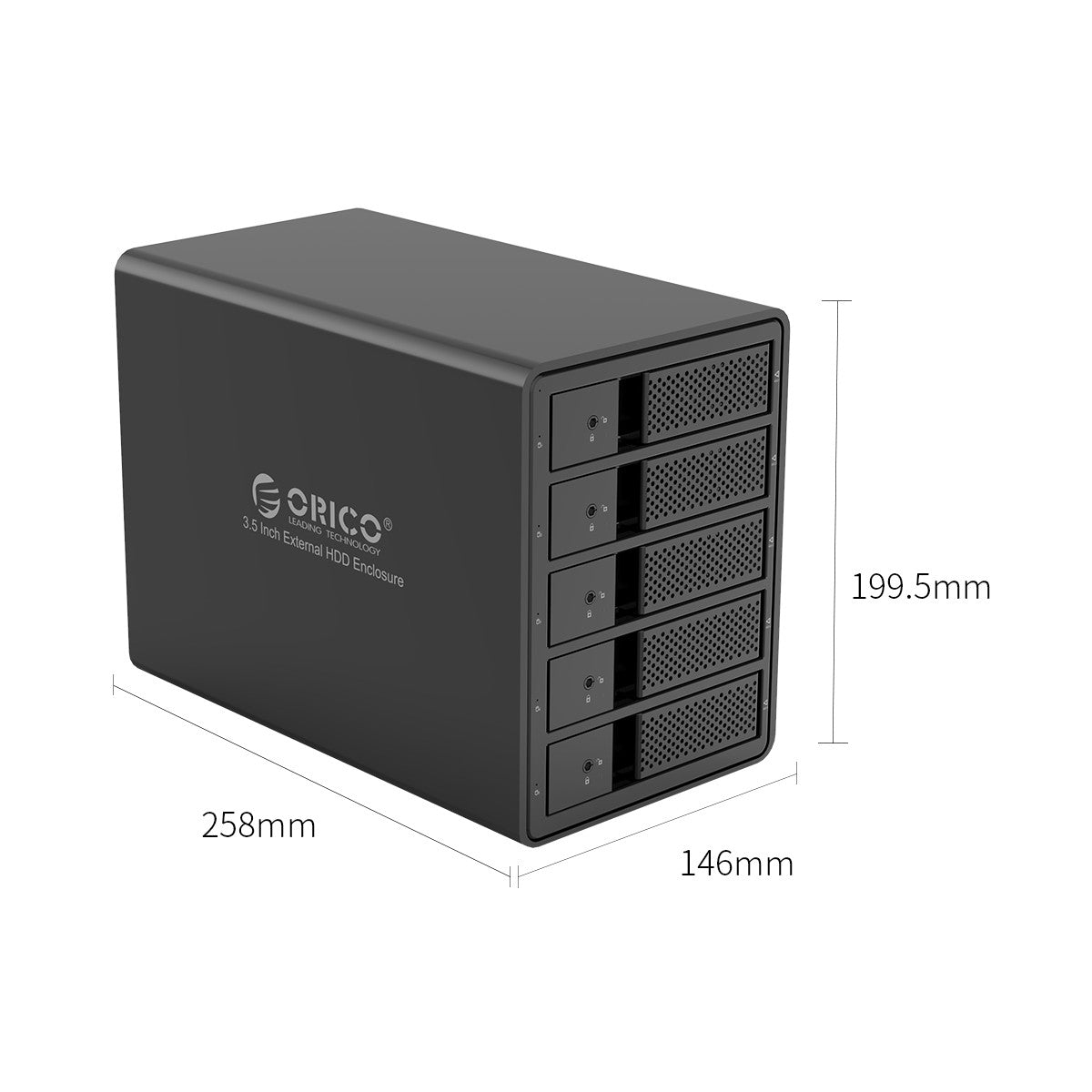 ORICO 9558U3 3.5-inch External Hard Drive Enclosure