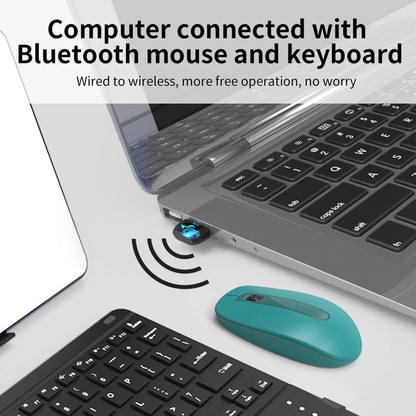 BT-08T Mini USB Bluetooth 5.0 Transmitter Wireless Connection PC Adapter for Mouse Keyboard