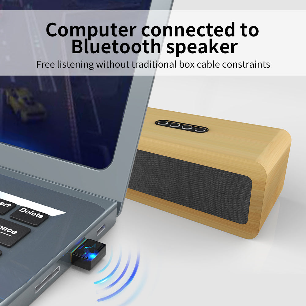 BT-08H Mini USB Bluetooth 5.0 Transmitter Computer Laptop Wireless Connection Adapter for Speaker Mouse Keyboard