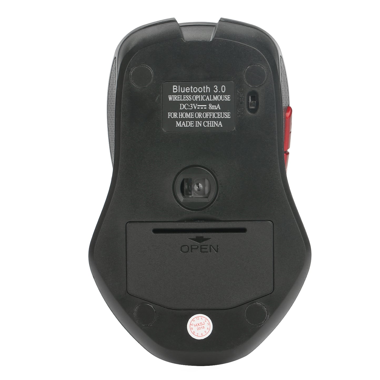 HXSJ T21 Bluetooth 3.0 Wireless Ergonomics Optical Mouse - Black