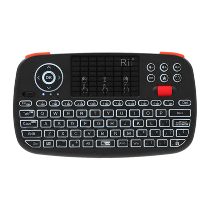 RII I4 Mini Bluetooth 2.4GHz for Windows Android (English Version) Dual-mode Hand-held Fingerboard Backlit Mouse Touchpad