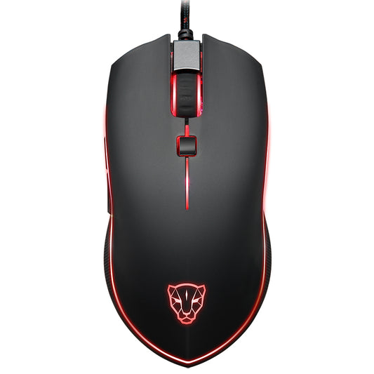 MOTOSPEED V40 4000 DPI 6 Buttons Wired USB Gaming Mouse with LED Backlit