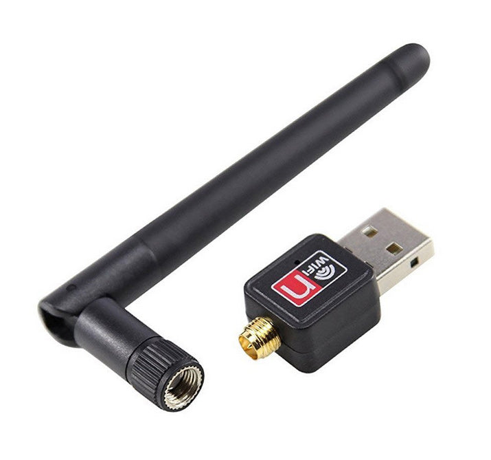 150Mbps WiFi USB Adapter Dongle Ethernet Network Card with 2dBi Antenna