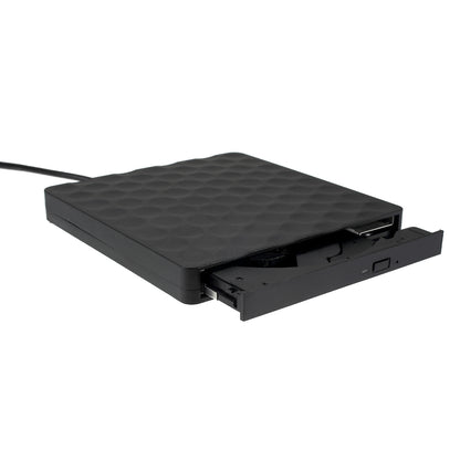 Dots Design CD Burner Drive DVD-RW Pop-Up External Optical Drive [with USB3.0 Port Cable] for Notebook / PC / Macbook