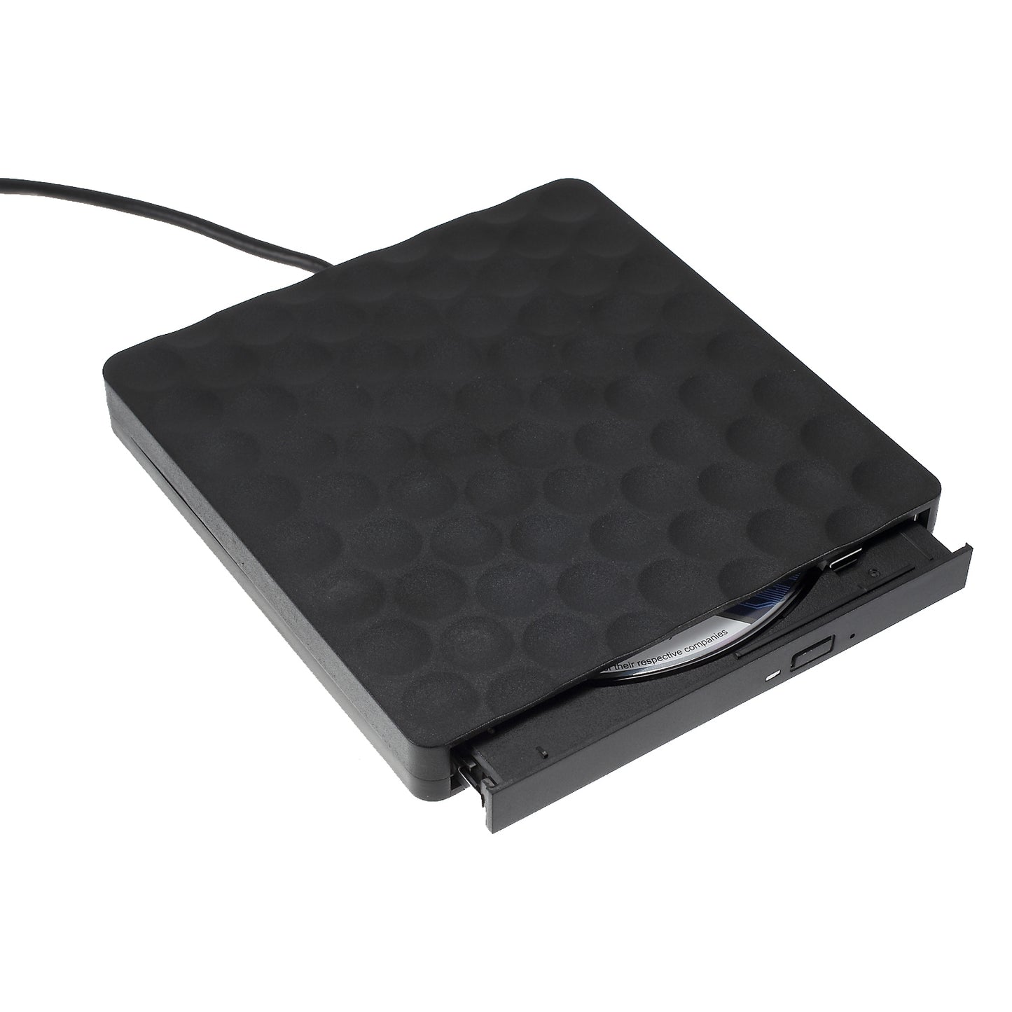 Dots Design CD Burner Drive DVD-RW Pop-Up External Optical Drive [with USB3.0 Port Cable] for Notebook / PC / Macbook