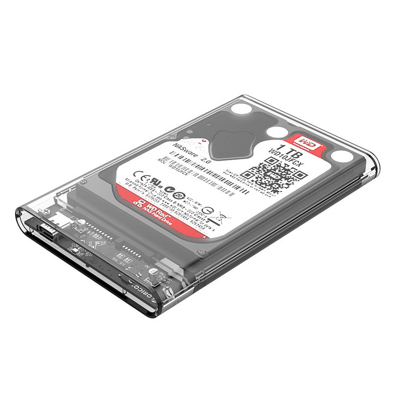 ORICO 2139C3 USB 3.1 Gen1 Type-C to SATA III 2.5" Transparent External Hard Drive Enclosure for 2.5 inch SATA Type-C HDD/SSD