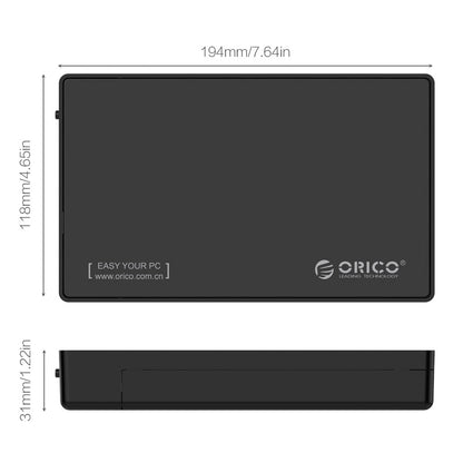 ORICO 3588c3 USB 3.1 Type-C to SATA III External Hard Drive Enclosure