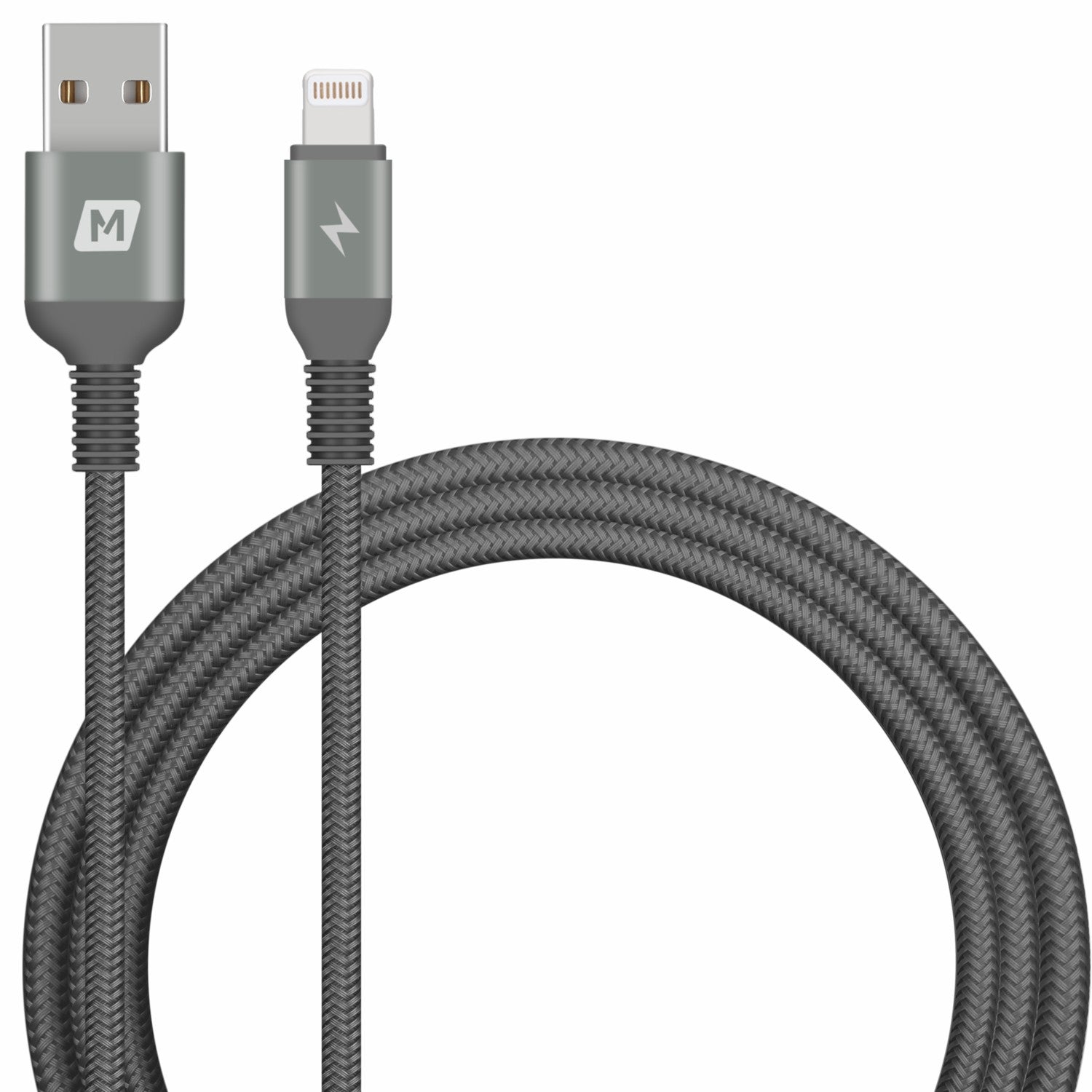 MOMAX Elite Link MFI 1.2M Woven Lightning 8pin USB Data Sync Charging Cable for iPhone iPad iPod