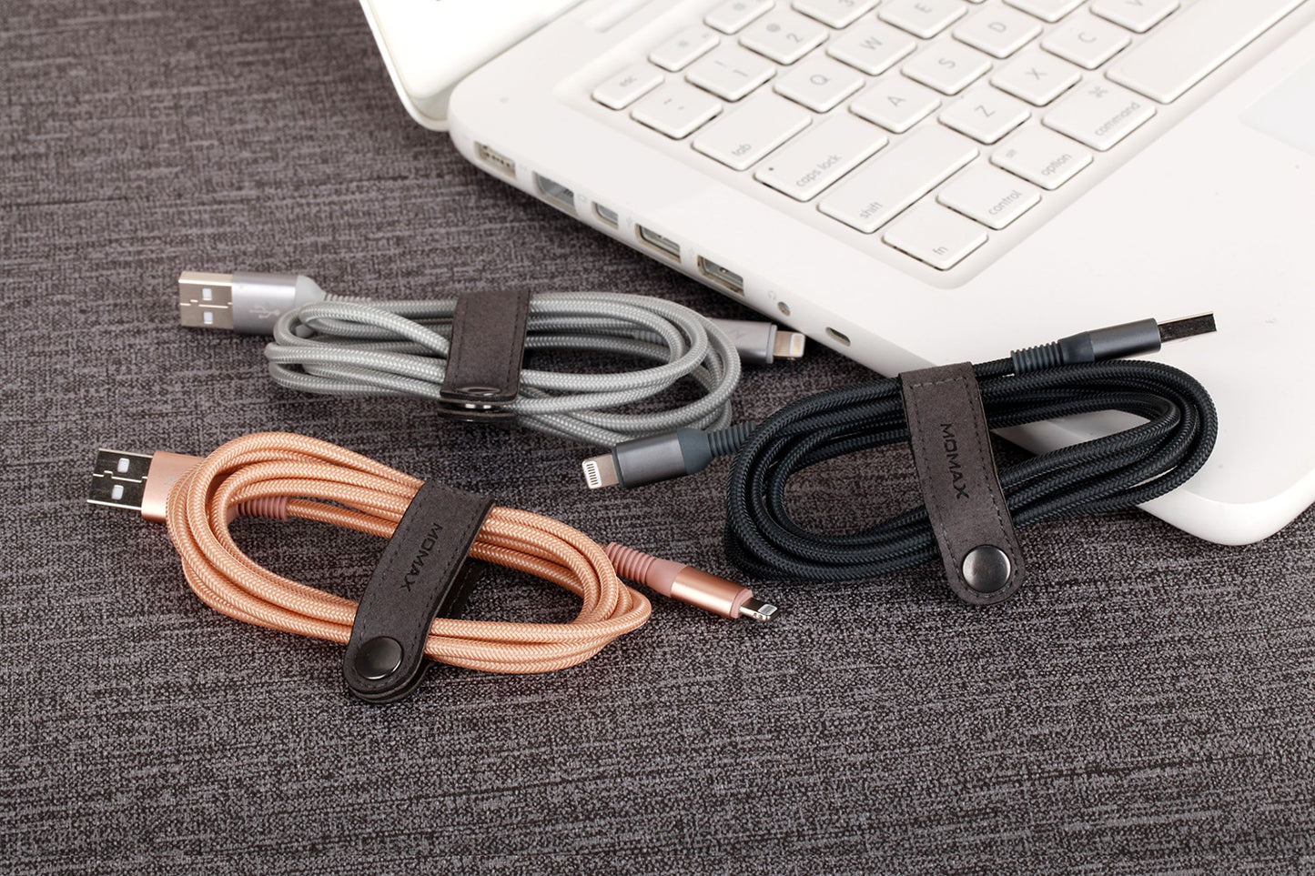 MOMAX Elite Link MFI 1.2M Woven Lightning 8pin USB Data Sync Charging Cable for iPhone iPad iPod