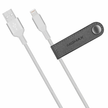 MOMAX Elite Link MFI 1.2M 2.4A Woven Lightning 8pin USB Data Sync Charging Cord for iPhone iPad iPod -