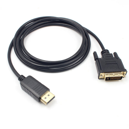 1.8m DisplayPort DP Male to DVI-D Cord Cable Adapter