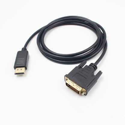 1.8m DisplayPort DP Male to DVI-D Cord Cable Adapter