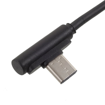 0.2m 90-degree Angled USB Type C USB Charging Data Cable for Samsung Huawei Xiaomi etc