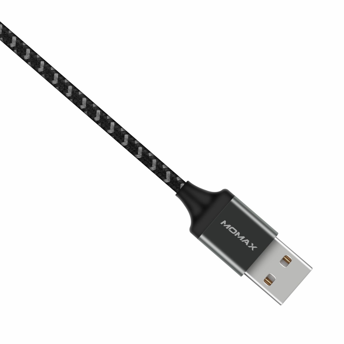 MOMAX ZERO 1m Micro USB + Type-C Sync Nylon Braided Charging Data Cable