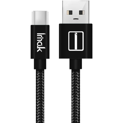 IMAK Woven Pattern 1.0M Type-C USB Data Sync Charging Cable for Samsung Huawei