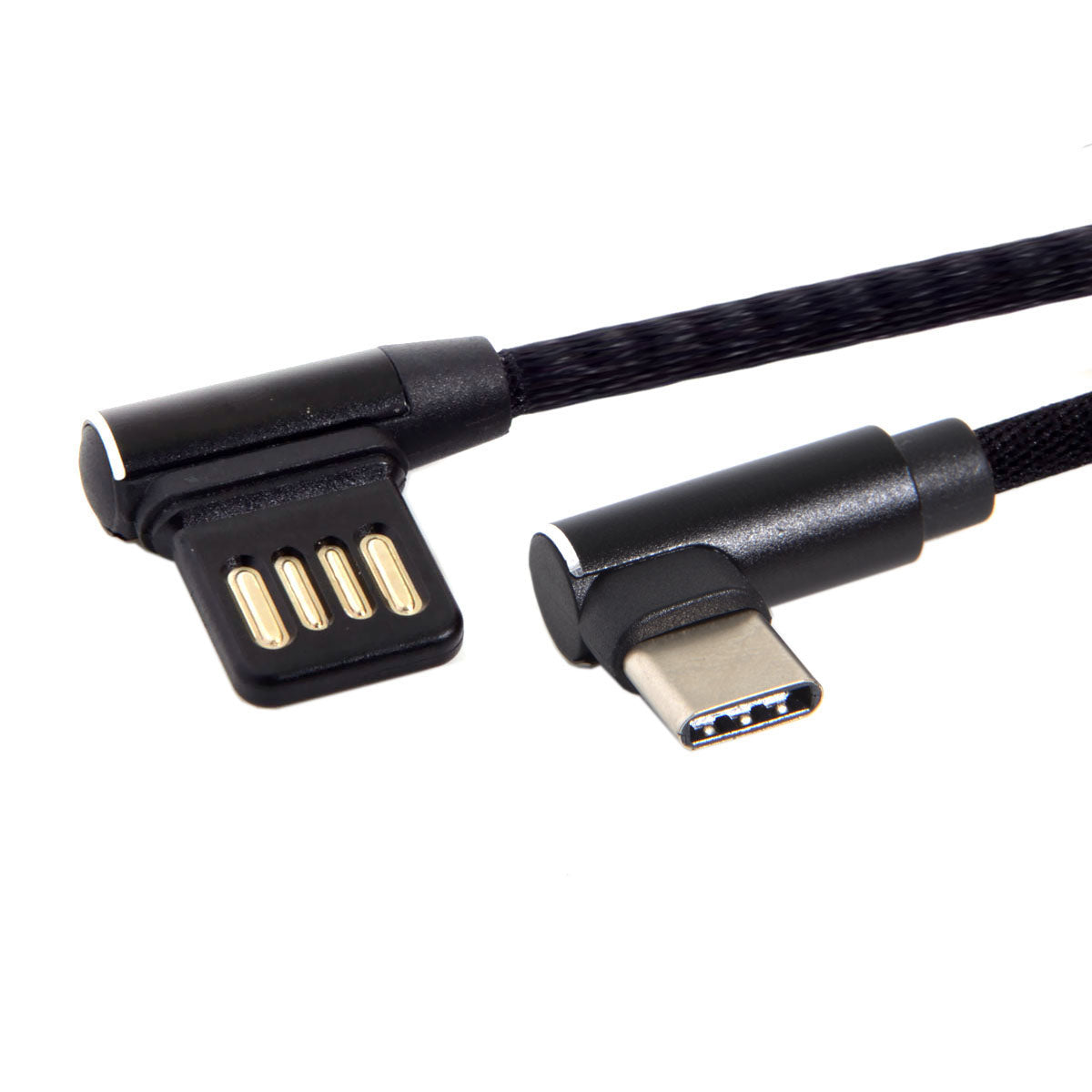 USB-C 3.1 Type-C to Left Angled 90 Degree USB 2.0 Data Cable