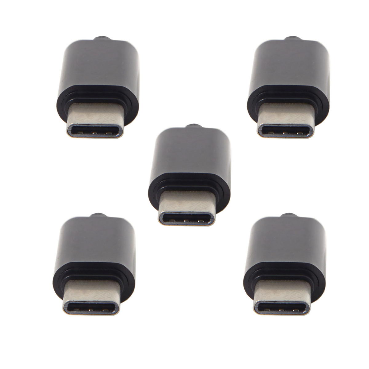 5PCS/Lot DIY 24Pin USB Type-C USB-C Male OTG Host Type 5.1k Resistor with Black Housing Cover