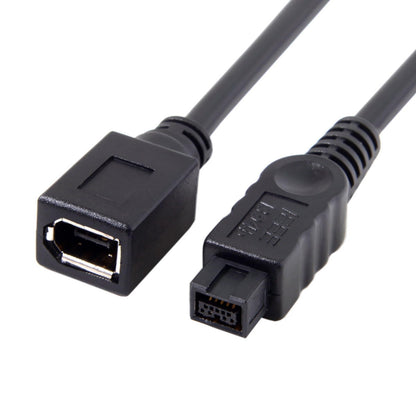 CY FW-012-BK 1394 Cable FireWire 400-to-800 Adapter Cable 6F-9M Cord 20cm