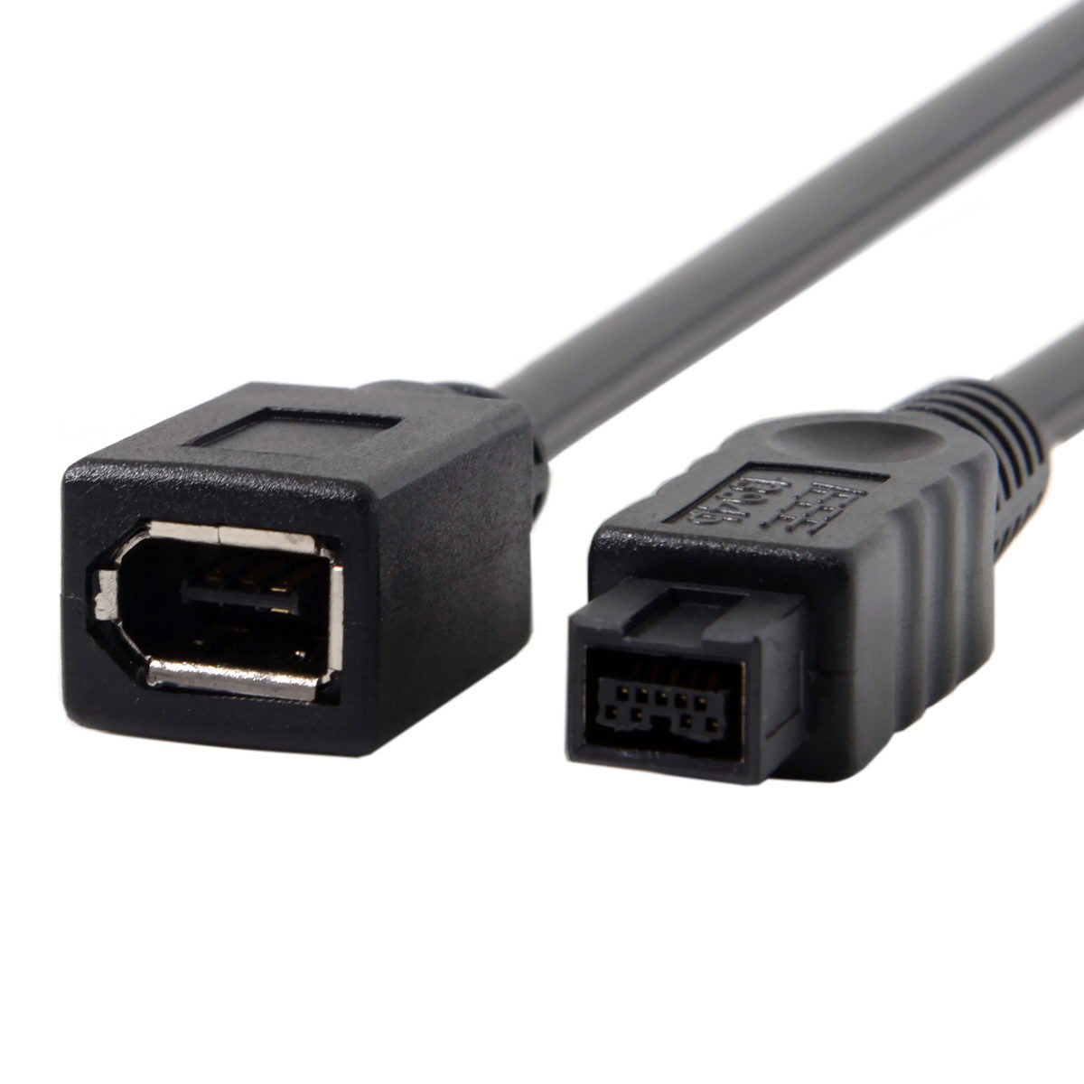 CY FW-012-BK 1394 Cable FireWire 400-to-800 Adapter Cable 6F-9M Cord 20cm