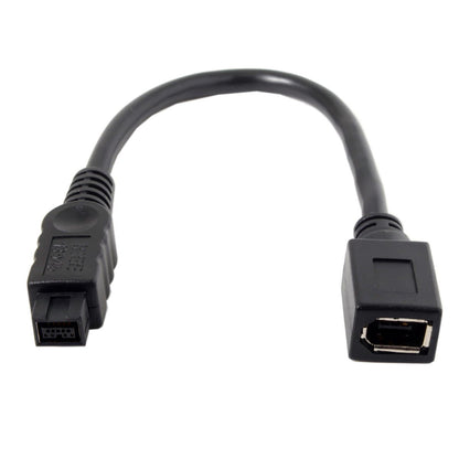 CY FW-012-BK 1394 Cable FireWire 400-to-800 Adapter Cable 6F-9M Cord 20cm