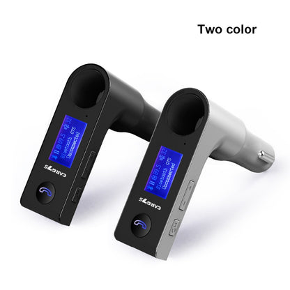 G7S Car Bluetooth Kit FM Transmitter MP3 Player Dual USB Car Charger with Cigarette Lighter Port