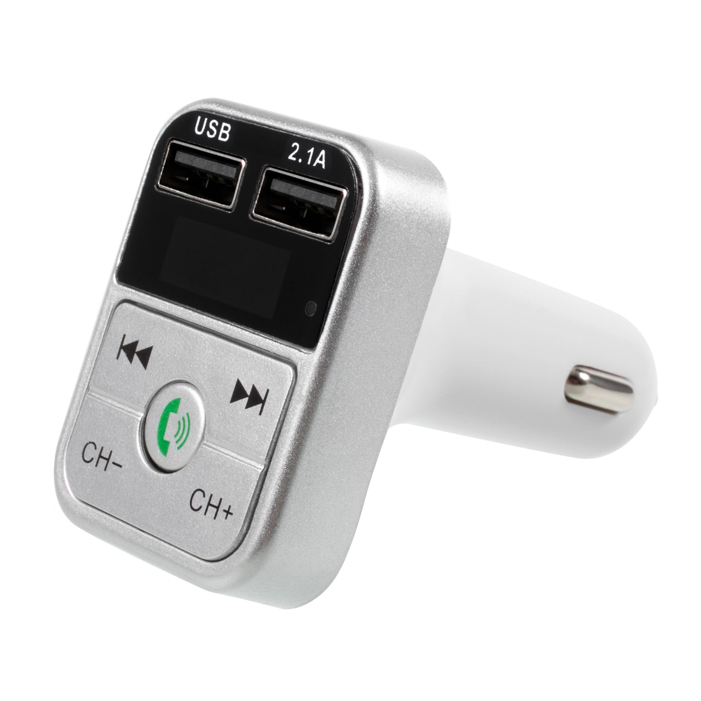 Bluetooth FM Transmitter MP3 Player Wireless In-Car Stereo Car Kit USB Port Car Charger