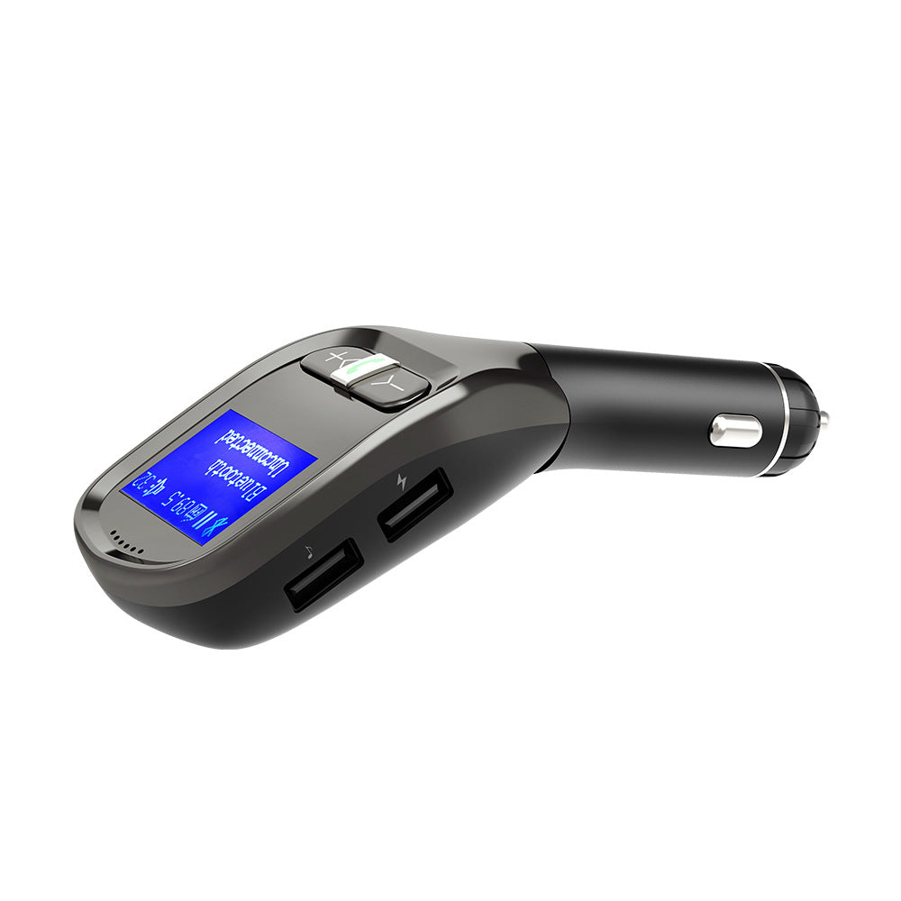 Wireless Bluetooth Dual USB Car Charger Support FM/TF Card/Aux-in