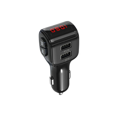 Dual USB Handsfree Car FM Transmitter Bluetooth 5.0 Wireless U Disk MP3 Player