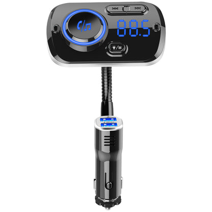 Bluetooth Car MP3 Player FM Transmitter Fast Charge Dual USB Breathing Atmosphere Light