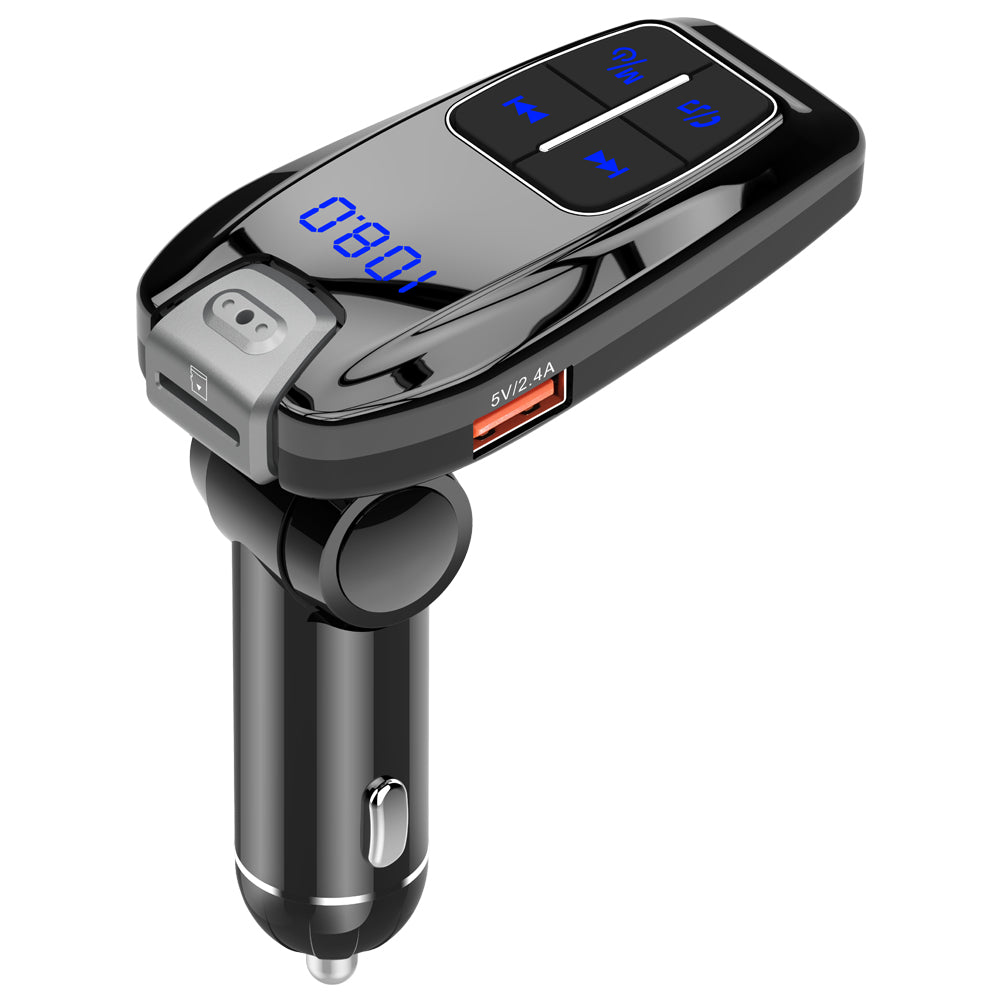 JEDX-BC59 Bluetooth Wireless Car FM Transmitter Mp3 Player PD 3.0 18W USB Phone Charger