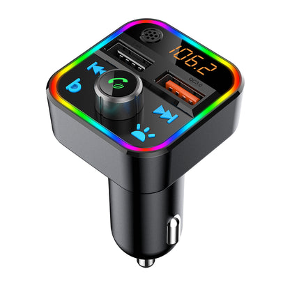 Car Kit Bluetooth MP3 Player Hands-free Call FM Transmitter Digital Display Dual USB Charger