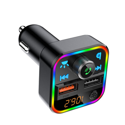 Car Kit Bluetooth MP3 Player Hands-free Call FM Transmitter Digital Display Dual USB Charger