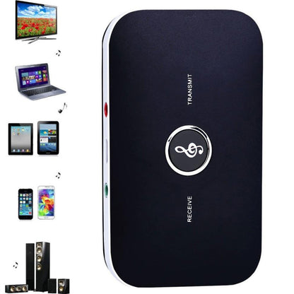 Bluetooth 4.0 Transmitter Receiver 2-in-1 3.5mm Wireless Audio Adapter for TV / Home Stereo System etc.