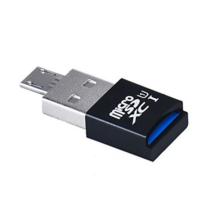 5Gbps High Speed USB 3.0 to Micro SD SDXC TF Card Reader with Micro USB 5Pin OTG Adapter