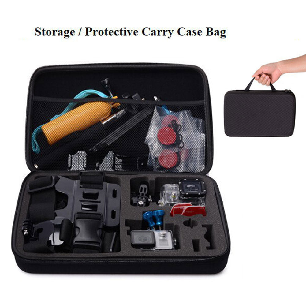 GoPro Large Size Travel Carry Storage Bag Kit Tool Case for GoPro HERO 4 3 2 1 - Black