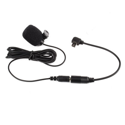 Mini USB Microphone with Clip + Mic Adapter for GoPro Hero 4/3+/3