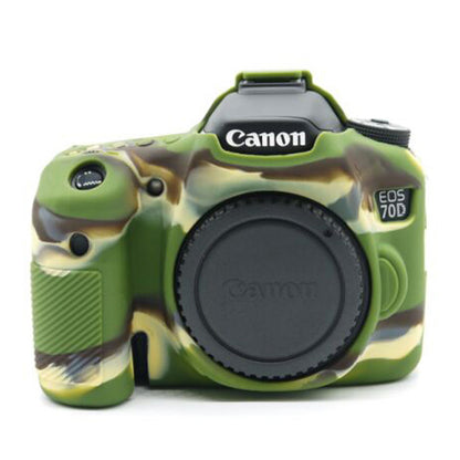 For Canon EOS 70D Silicone Protective Camera Body Case Cover