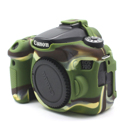 For Canon EOS 70D Silicone Protective Camera Body Case Cover