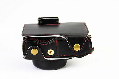 PU Leather Camera Protective Case + Strap for Olympus EM10/EM10II Digital Camera