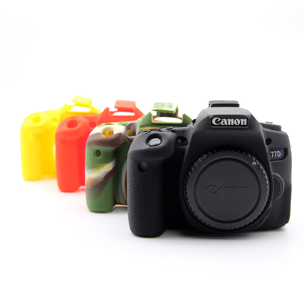 Soft Silicone Protective Case for Canon EOS 77D Camera