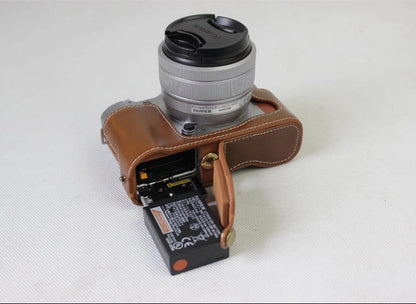 PU Leather Half Case Bag for Fujifilm X-A5 Digital Camera