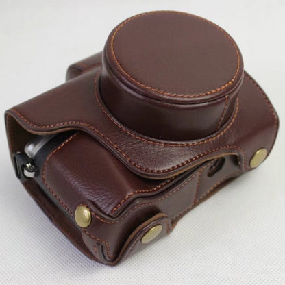 Genuine Cowhide Leather Camera Protection Cover Bag for Olympus OMD E-M10III